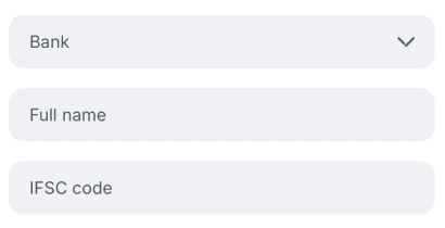 Enter your withdrawal details