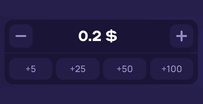 Choose your bet amount at Lucky Jet Choose your bet amount