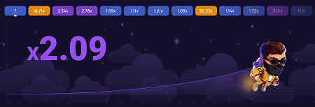 Watch the multiplier as it begins to increase